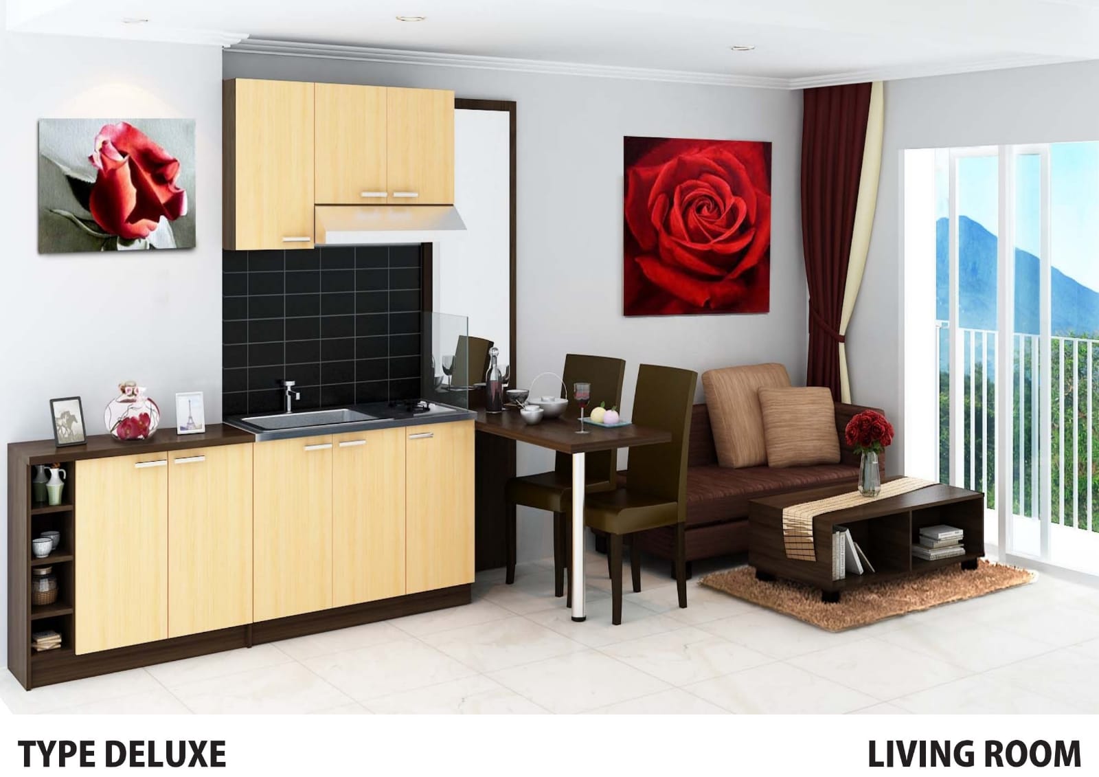 Apartemen Skyland Deluxe 2BR 